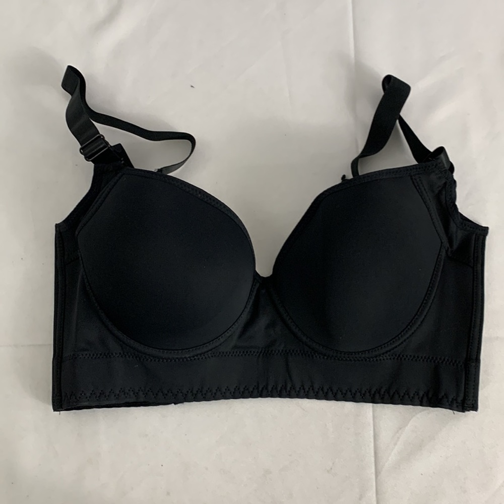 Firm Control Strapless Bra in Black Size 34/75B NWT